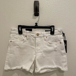 NWT Womens White BLANK NYC The Essex Classic cut off short size 25 and 24​​​​​​